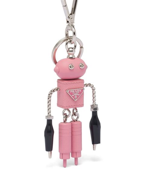 prada robot bag pink|Prada Keychains & Keyrings for Women .